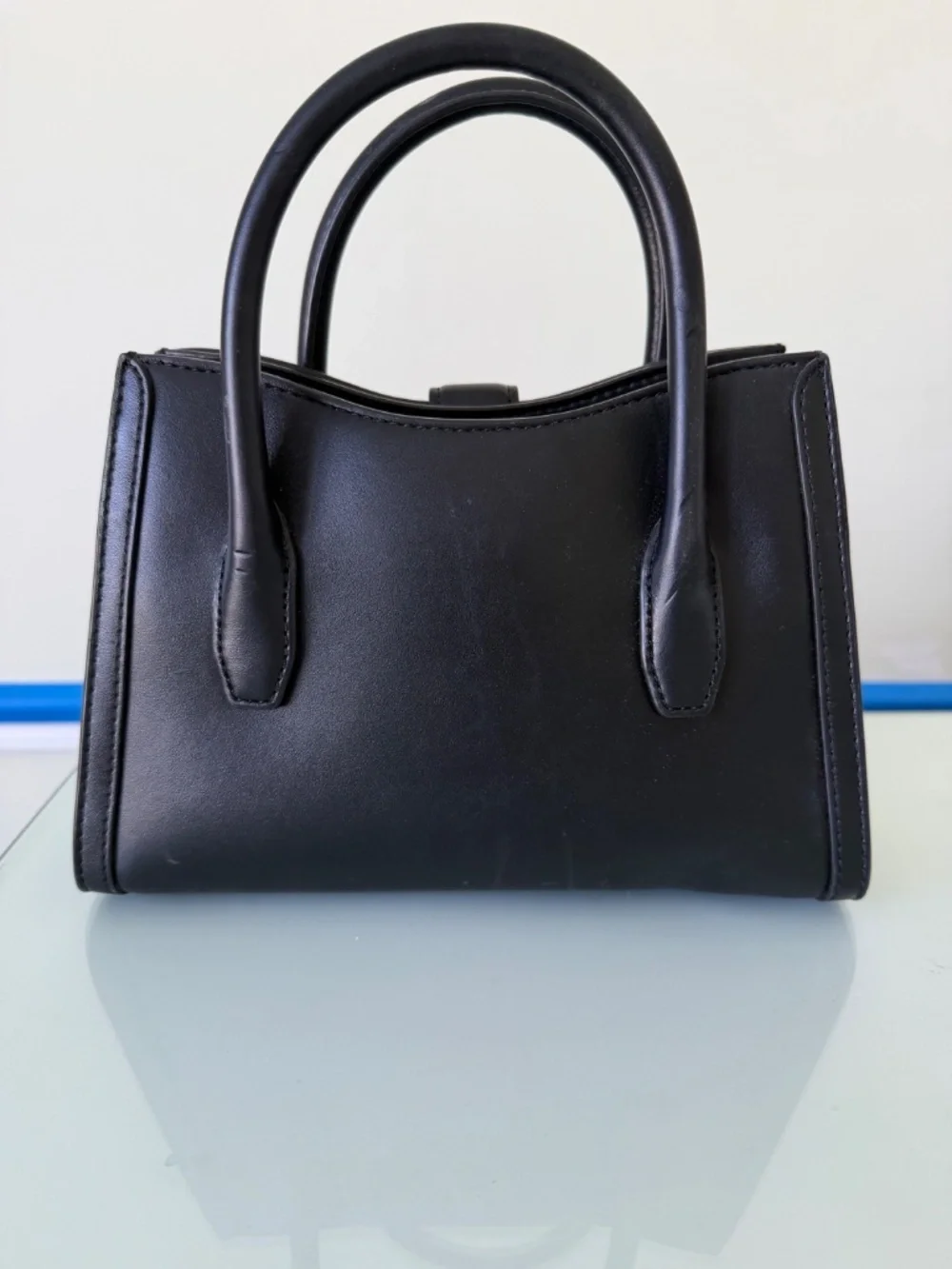 Michael Kors Small Faux Leather Satchel Bag - Picture 2 of 7